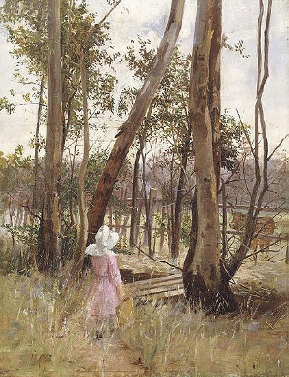 Jane Sutherland Obstruction, Box Hill oil painting picture